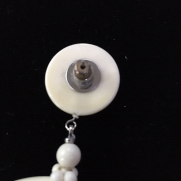 Stunning Vintage Earrings with beads RARE - Picture 3 of 3